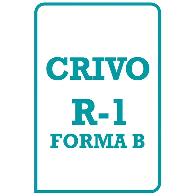 R 1 Forma B - Crivo